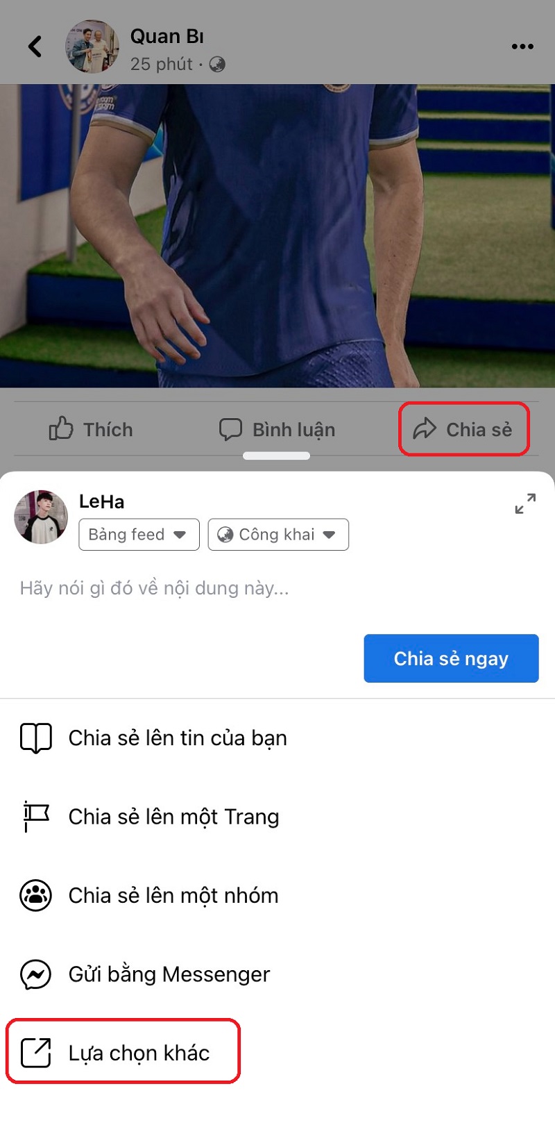 Hướng dẫn lấy link bài viết Facebook