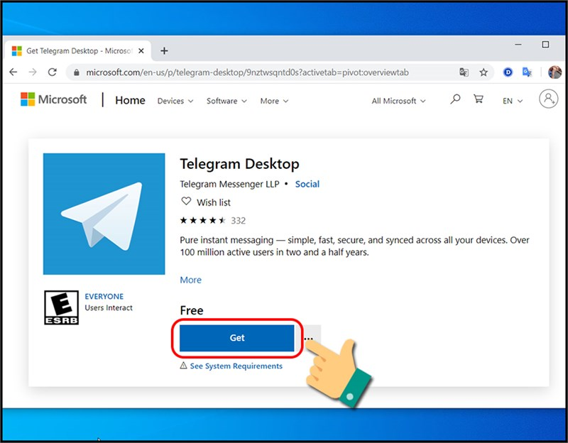 Cài đặt telegram cho máy tính