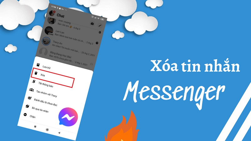 Hướng dẫn cách xóa tin nhắn Messenger facebook cực nhanh