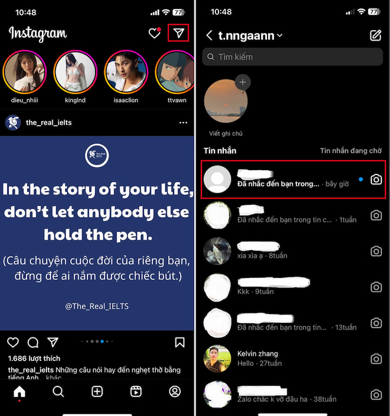Hướng dẫn reup lại story trên Instagram khi được gắn thẻ