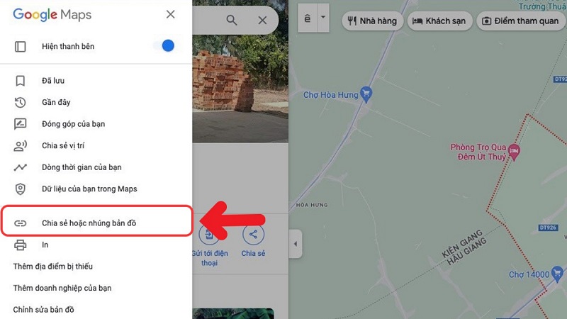 Cách chia sẻ vị trí trên Google Maps bằng máy tính 5
